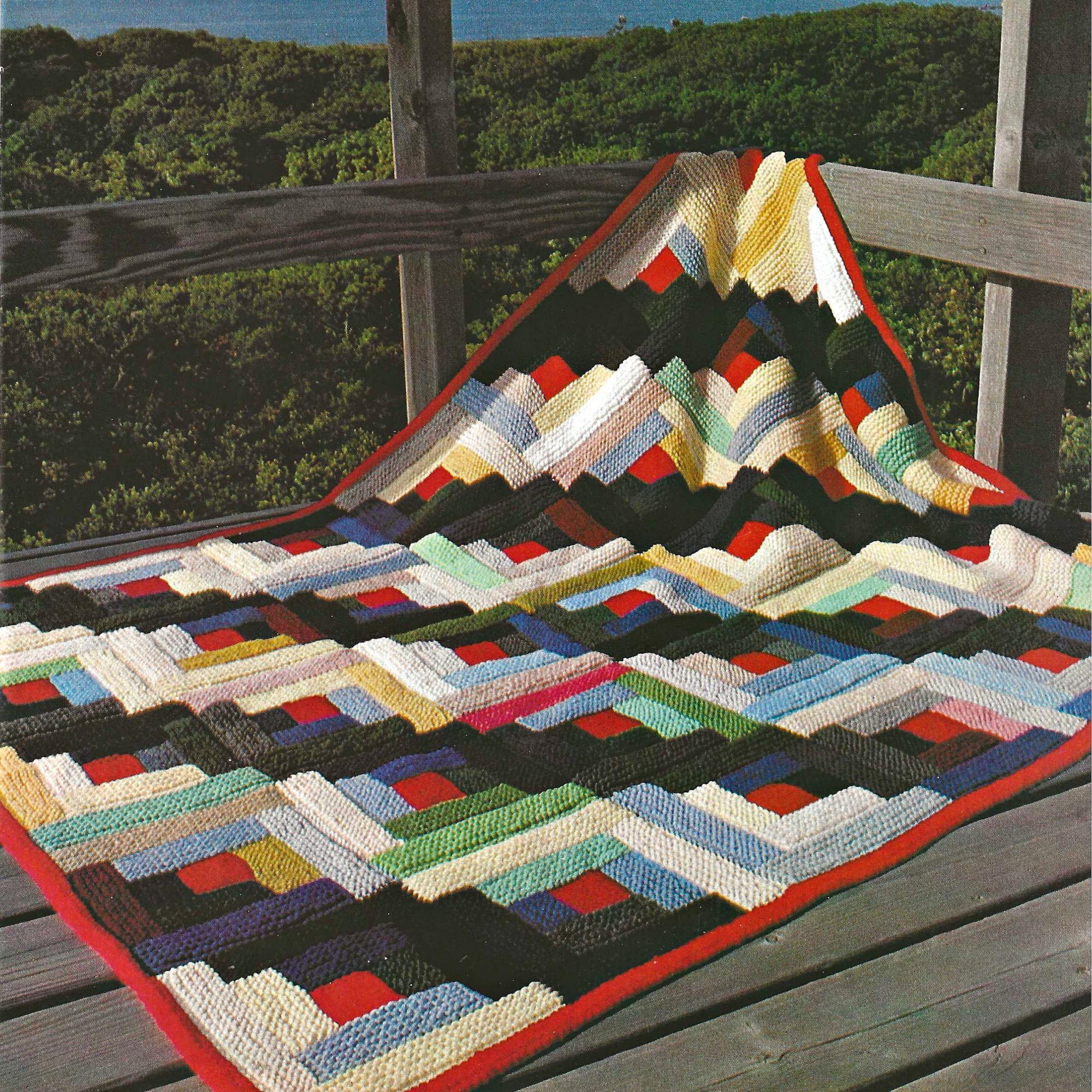 Log cabin blanket - Etsy 日本