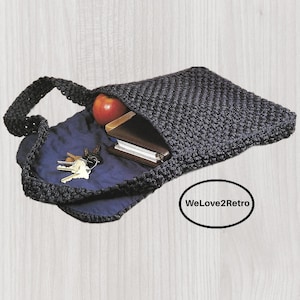 SVENDITA PER PENSIONAMENTO* Modello PDF per borsa in macramè boho – Borsa a tracolla vintage, borsa a mano retrò, borsa a spalla in macramè