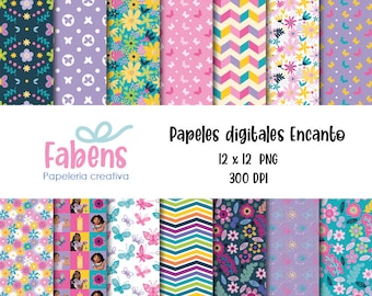 Colombia Movie / Digital Paper / Ciudad Encanto /Birthday, Background / Clipart, Kids / Invitation / Papers for Kids