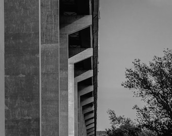 Hamilton / Black and White / Skyway Bridge - Vertical