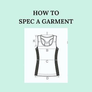 Könnte beinhalten: Diagramm, das zeigt, wie man ein Kleidungsstück misst. Das Diagramm zeigt ein ärmelloses Oberteil mit den Bezeichnungen A, B, C, D, F, I und K.