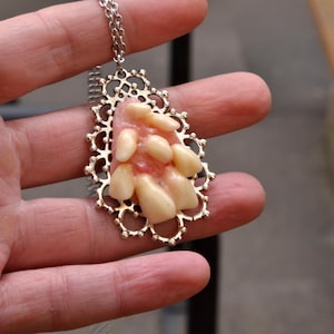 Gothic teeth pendant, Human tooth on silver chain, Handmade molars, Oddities curiosities, Goth creepy jewellery, dark aesthetic