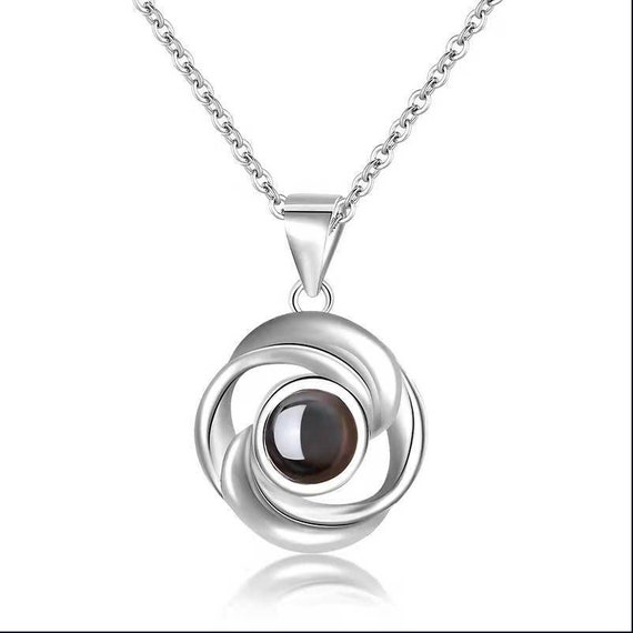 Personalised pet projection necklace deals