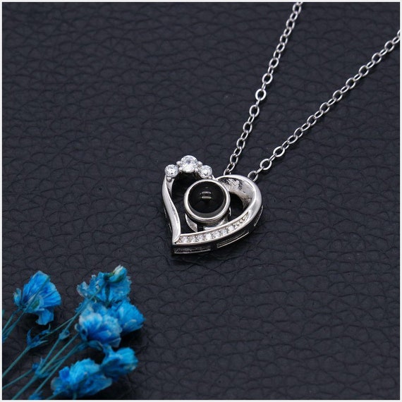 Ralukiia Locket Necklace That Holds Pictures for India | Ubuy