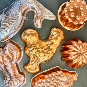 Moldes de cobre vintage para hornear: ¡elige el tuyo!