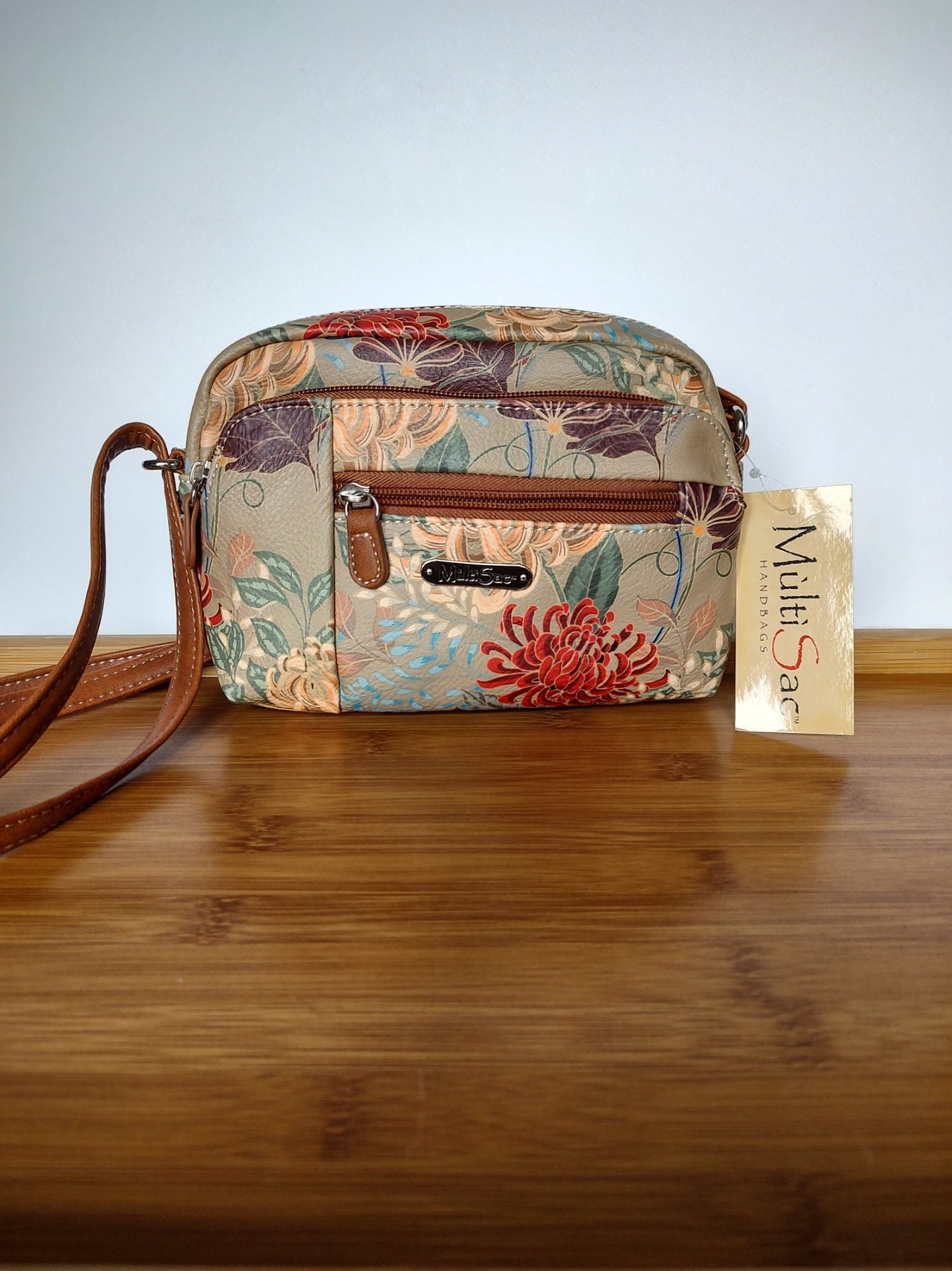 MultiSac Floral Crossbody Purse