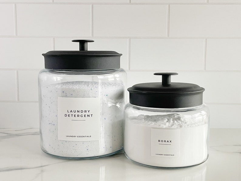 Laundry Room Labels Home Organization Labels Water & Oil - Etsy