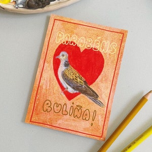 Cartolina d'auguri "Ruliña" – Formato A6 (10,5 x 14,8 cm)