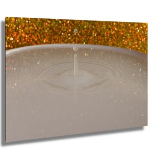 Water Abstract Art, Gold Water Drop Art Wall Hanging, water drop decor, Water Collision Art, water drop decoration, dewdrop Decor, Splash