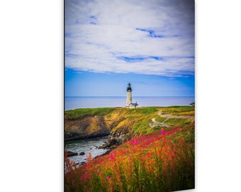 Yaquina Head Lighthouse, Oregon Lighthouse Print, Oregon Coast Art, Lighthouse Wall Decor, Oregon Gifts, Oregon Art, Newport Oregon Wallart