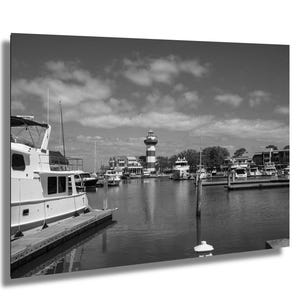 Impression de l&#39;île Hilton Head, art mural Hilton Head, affiche Hilton Head, photo Hilton Head, décoration murale Hilton Head, impression USA, Harbour Town, SC