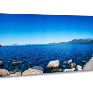 Lake Tahoe Panoramic, Lake Tahoe Print, Lake Tahoe Wall Art, Lake Tahoe Poster, Lake Tahoe Photo, Lake Tahoe Poster Print, Lake Tahoe Decor