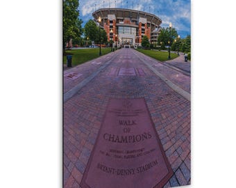 Alabama Print, Stadium Decor Tuscaloosa Alabama, Football Stadium Wall Art, College Sports Decor, Game Day Wall Decor