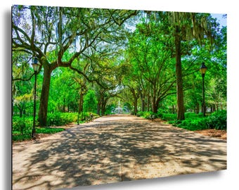 Forsyth Park Fountain Print, Historic Savannah Landscape