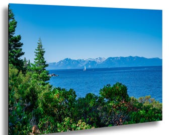 Lake Tahoe Photograph, Mountain Lake Art Print