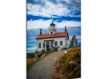 Battery Point Lighthouse wall art, CA lighthouse wall art, Crescent City California Lighthouse wall art, Nautical wall decor