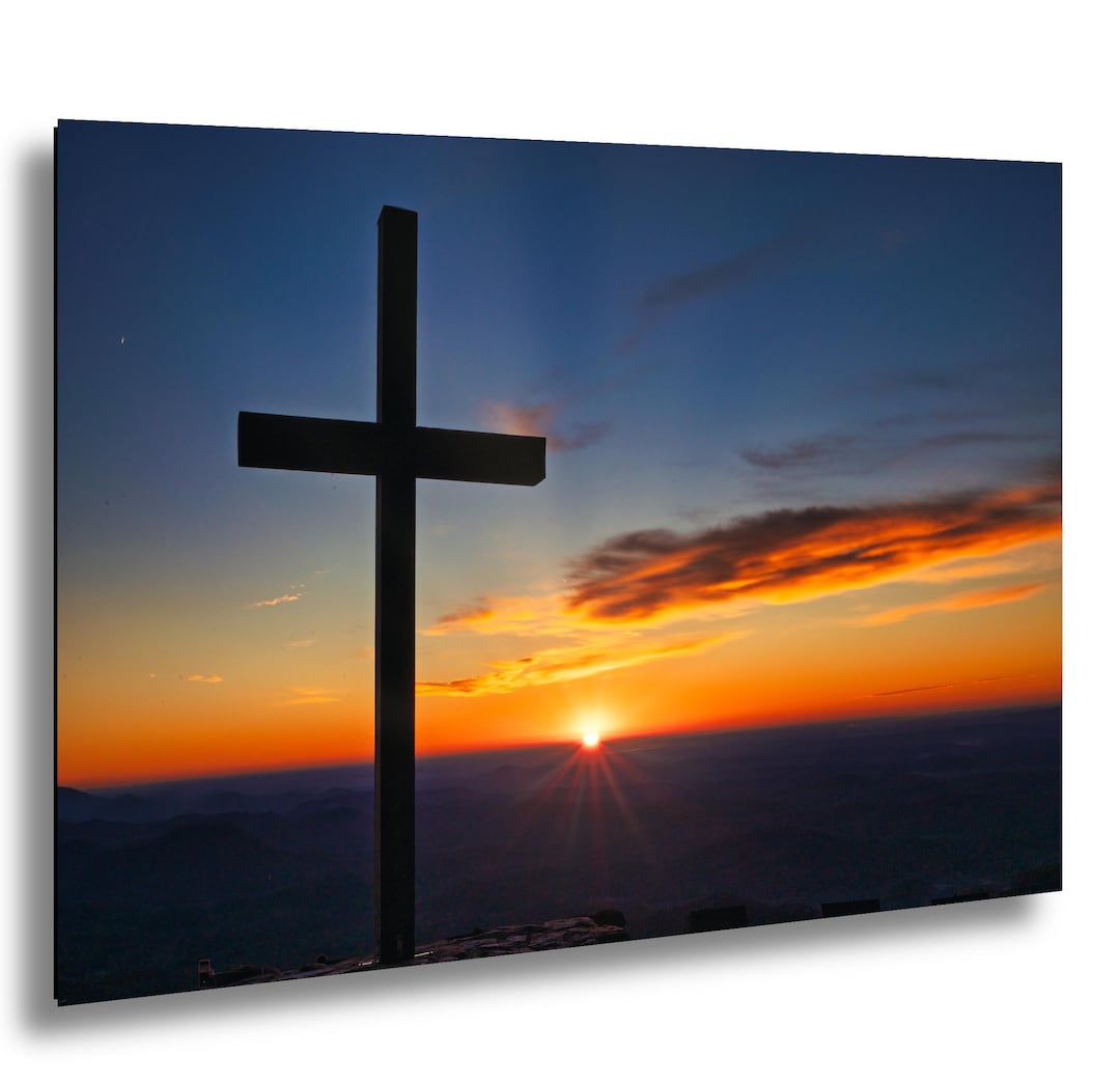 Faith Photography Art, Blue Ridge Mountains Sunrise, Religious Home ...