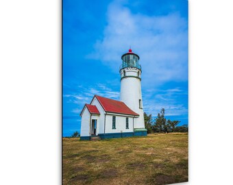 Cape Blanco Lighthouse Oregon wall art print, Oregon Decor, Pacific Coast Lighthouse Art, Coastal living decor, Lighthouse lover gift,