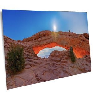 Mesa Arch, Canyonlands National Park, UT Sunrise - Print/Canvas/Acrylic/Metal, Canyon Wall Art, Boho Western Decor, Landscape Wall Decor