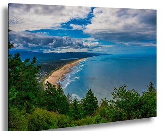 Impresión fotográfica de la costa de Oregón: arte mural con paisajes del noroeste del Pacífico