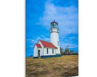 Cape Blanco Lighthouse Oregon Wall Art Print, Coastal Decor | Pacific Vista | Photo Paper 8X10