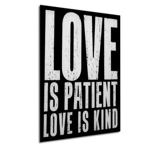 Love Is Patient Love Is Kind, Farmhouse Style, Wall Decor, Farmhouse Decor, Wedding Gift, Wedding Decor, Farmhouse Wall Decor, Wedding Sign