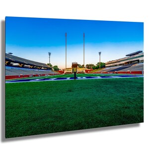 Statesboro, Ga, Stadium Wall Art, Travel Art Print, College Stadium Art, Football Wall Art, Man Cave Art, Football Fan Art, CFB Stadium Art