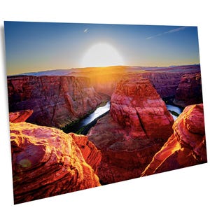 Horseshoe Bend Arizona Print: Grand Canyon Landscape Photo