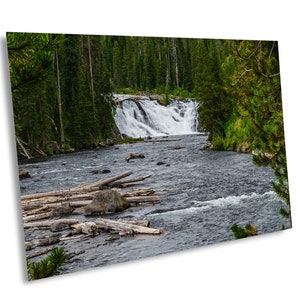 Lewis Falls, Yellowstone Art, Yellowstone National Park, Wyoming Wall Art, Poster Print, Canvas Print, Metal Print, Acrylic Print, Gifts