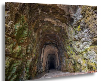 Stumphouse Train Tunnel Print, Walhalla SC Railroad Art