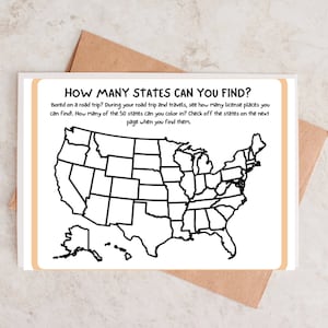 Printable Travel Games - Road Trip Games - Printable Road Trip Games - License Plate Game - Car Ride Games
