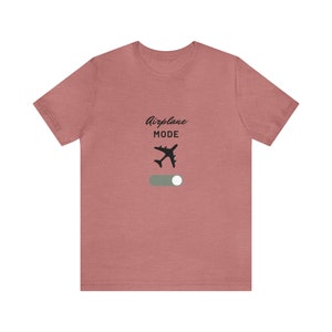 Airplane Mode - Travel Shirt - Airplane Mode Shirt - Travel Tee - Airplane Mode T - Travel T - Unisex Jersey Short Sleeve Tee image 8