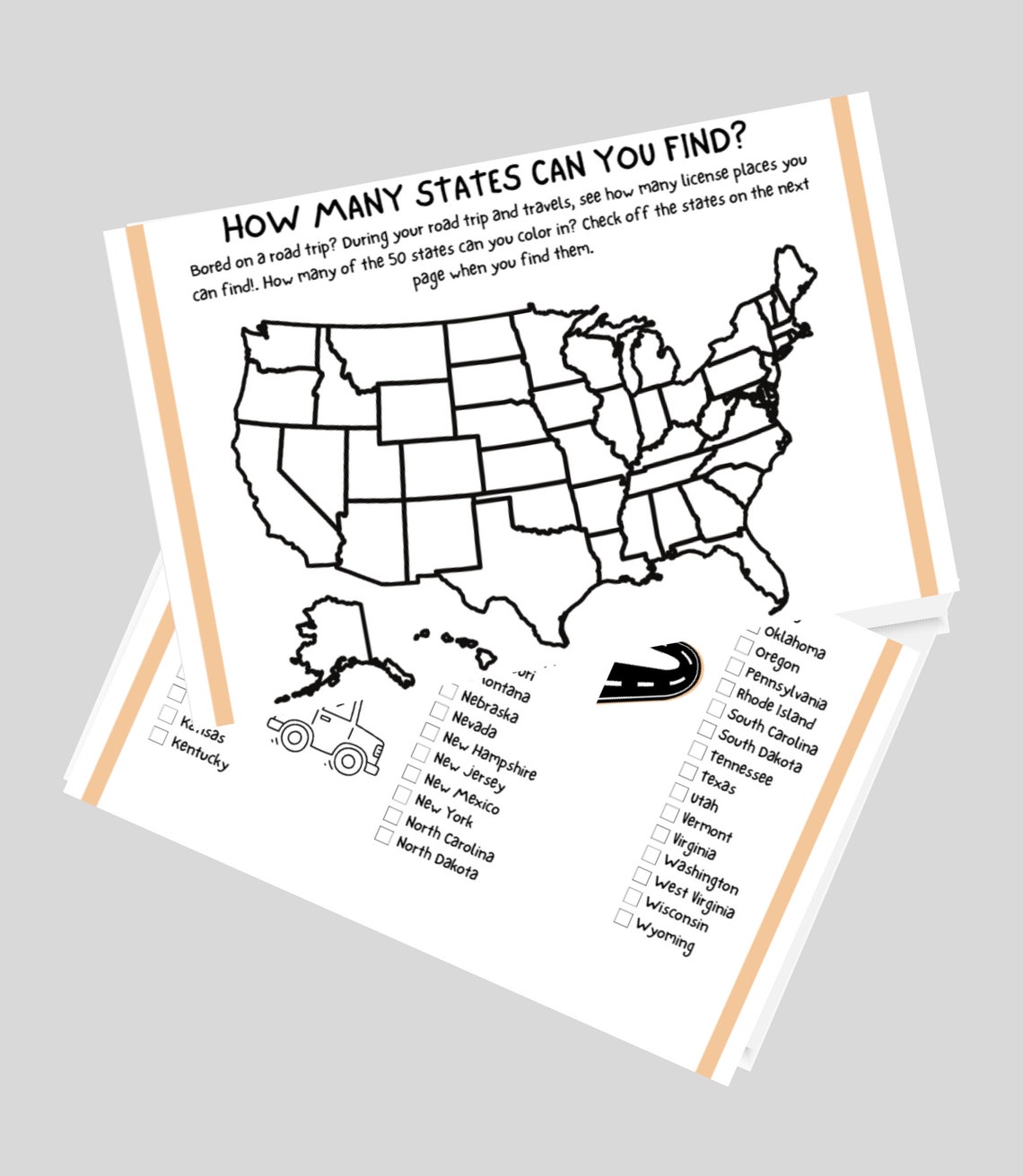 Printable Travel Games - Road Trip Games - Printable Road Trip Games ... Printable Travel Games - Road Trip Games - Printable Road Trip Games ...