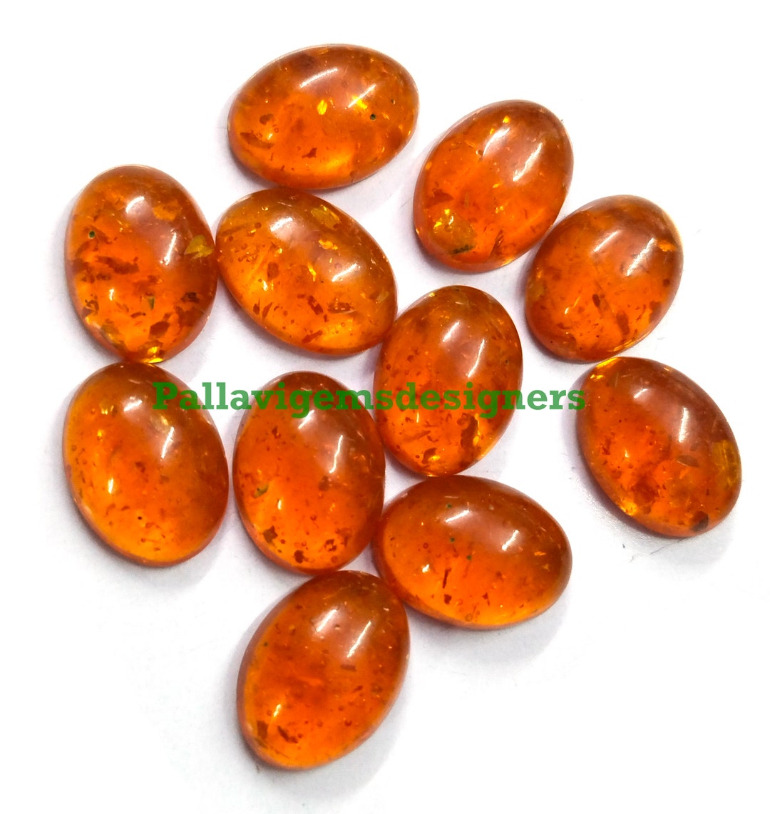 Amber Large AAA+ Quality of Baltic Amber Cabochon Loose Making Jewelry 6x8,7x9,8x10 ...