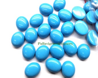 Dornröschen Türkis Oval kalibriert Cabochon 3x5,4x6,5x7,6x8,7x9,8x10,9x11,10x12,10x14, 12x16, 13x18, 15x20, 16x22, 18 x 25 MM