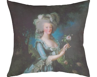 Marie Antoinette 40cm x 40cm Faux Leather Cushion Cover