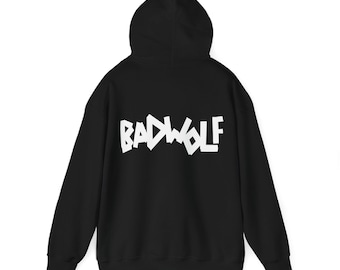 Sudadera clásica negra con capucha de BadWolf, The Cure, Dr Who