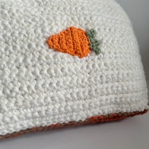 Crochet Carrot Cake Slice Almohada