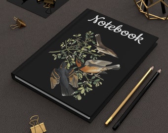 Vintage birds Hardcover  Notebook-Journal Matte