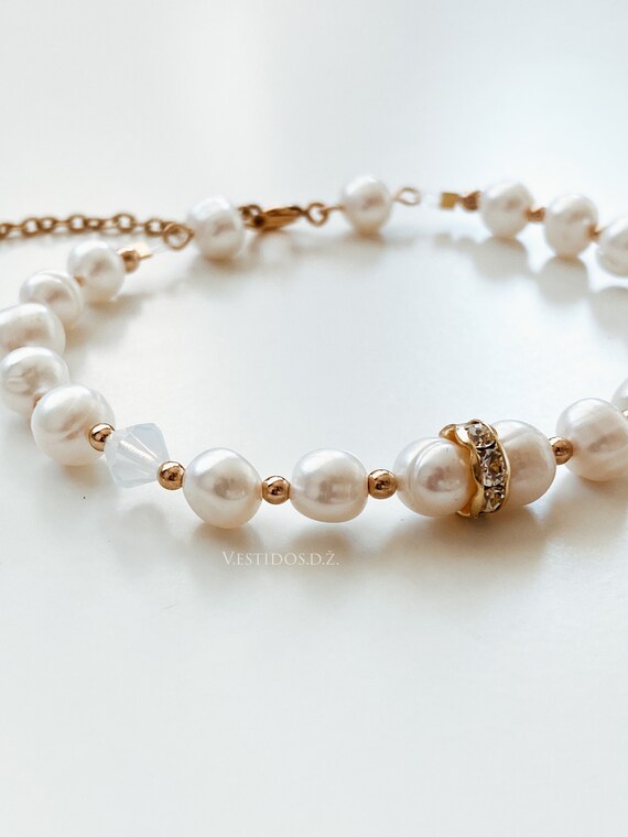 Pearl bracelet etsy sale