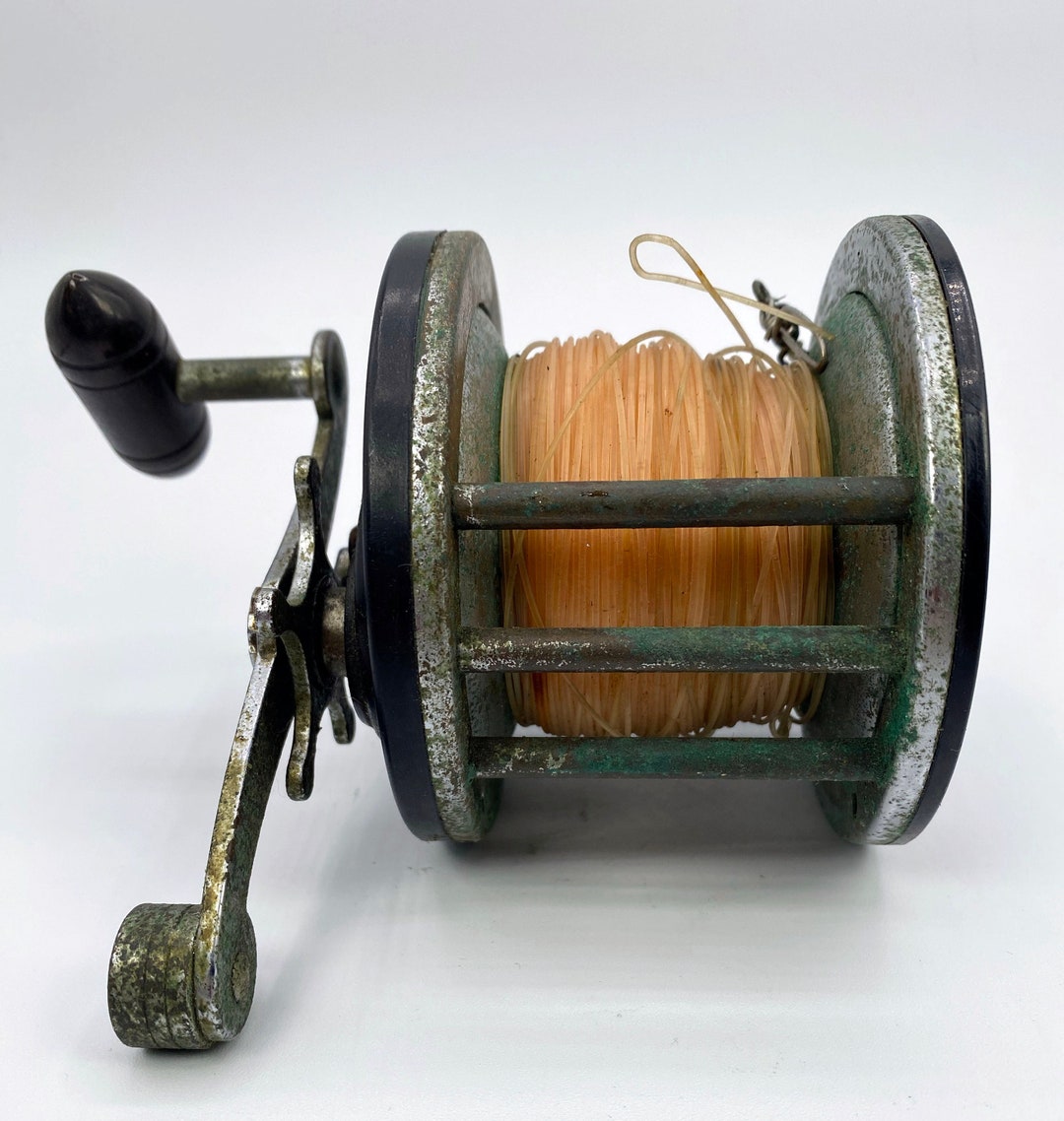 Plaque De Tête Droite Vintage Pour Moulinet PENN LONGBEACH N°66 - Pièce De Rechange