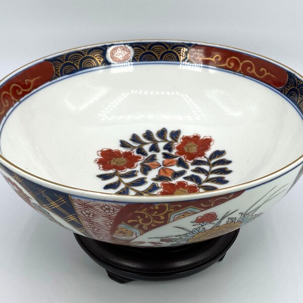 Gold Imari Hand Painted Bowl Etsy