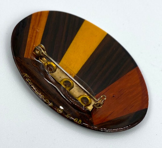 Vintage Handmade Artist's Pin / Brooch - image 3