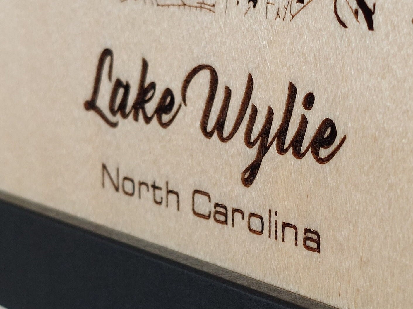 Lake Wylie Wall Art North & South Carolina 3D Multi Etsy