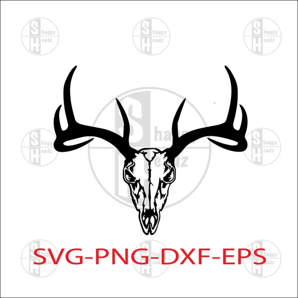 Buck Skull svg | Deer Skull | Deer Buck svg | Buck Bear svg | Buck Clip Art | Buck Vector | Deer svg