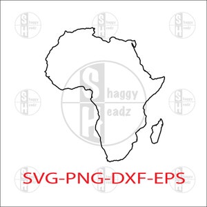 Africa Outline svg | Africa cut files | Africa clip art | Africa map svg | Africa png