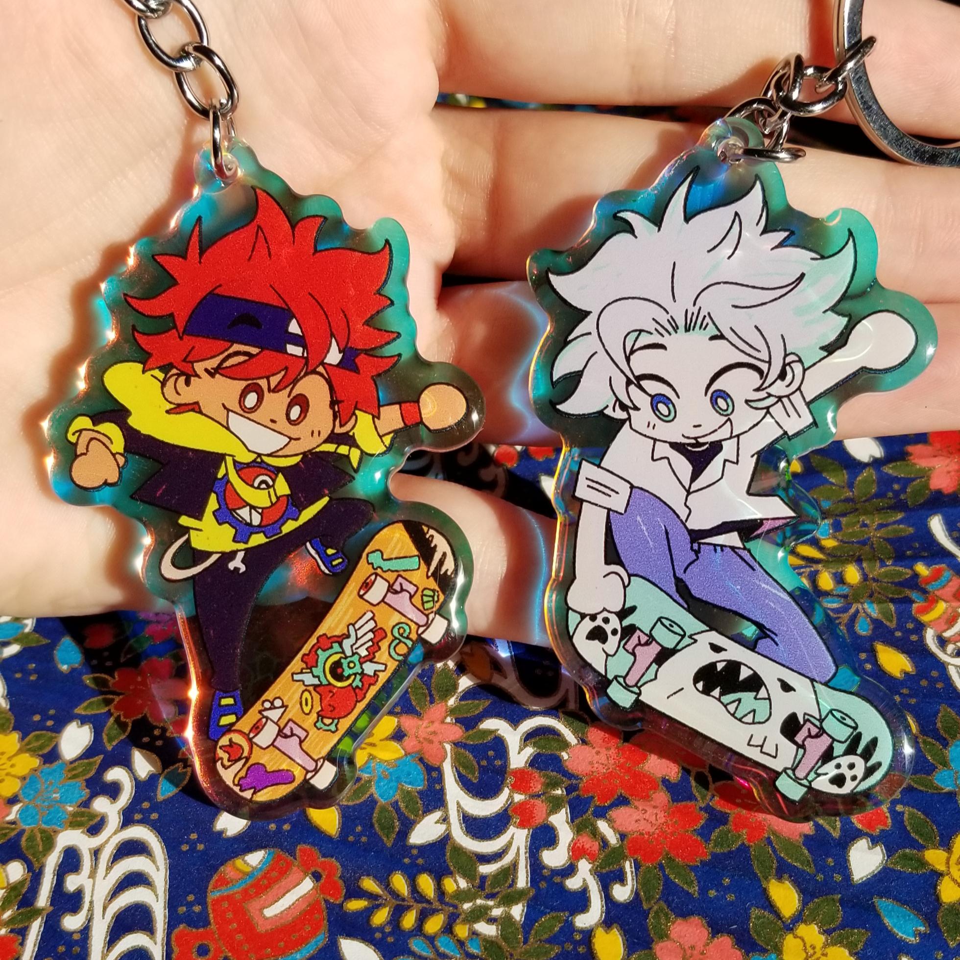 SK8 the Infinity Keychains - Etsy