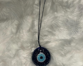 Bedazzled Evil Eye Hanging Decor | Wall, Car Ornament, Necklace