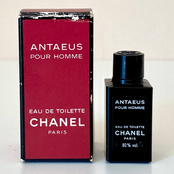 Miniature Parfum, Chanel Antaeus Pour Homme, Eau de Toilette, 4 ml, Very  Rare Vintage Miniature Bottle, 1990s
