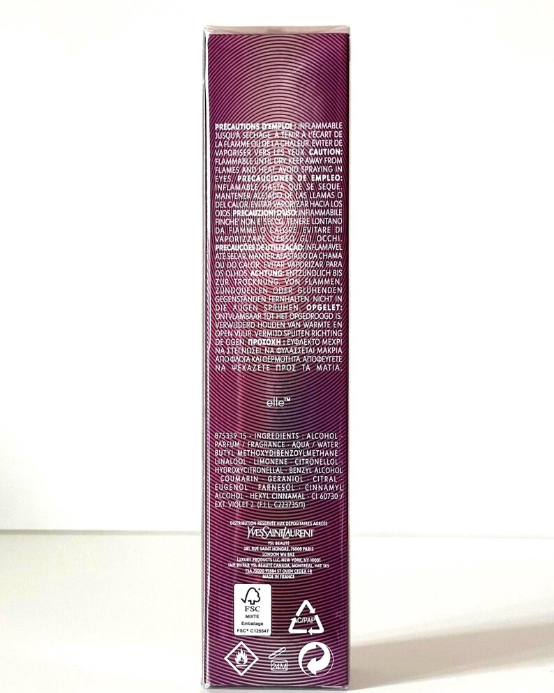 Yves Saint Laurent - Elle - Eau de Parfum 90ml Spray for Women - Discontinued - Vintage image 5